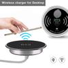 Desk Embeded Wireless Charger 15W Phone Charger 3.0 For Xiaomi Mi 11 10s Wireless Charging Pad For Iphone 12 Pro Max X Plus