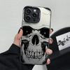 Чехол для телефона с рисунком черепа, подходит для iPhone 17 16 15 14 13 12 11 Pro/Max/Plus, противоударная задняя крышка