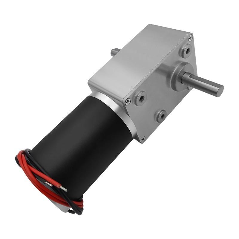 5882-50ZY Double Shaft Max 300KG.CM High Torque DC 12V 24V Worm Gear Motor