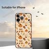 Осенние листья P-тыква Чехол для телефона для iPhone 17, 16, 15, 14, 13, 12, 11 Plus, Pro Max, Другие Мягкий черный чехол
