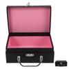 Элегантная белая бумажная коробка для переноски с ручкой Маленькое легкое решение для хранения для офисного стола Канцелярские принадлежности Настольный