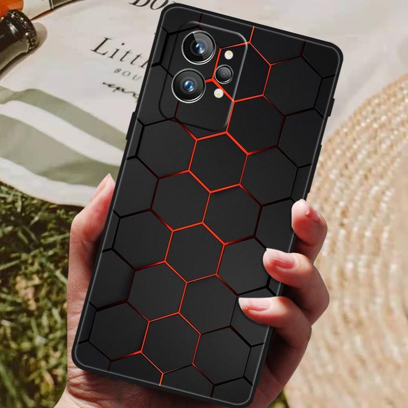 Чехол для Realme GT2 Pro 5G ТПУ Черный Бампер Силиконовый Защитный Funda для Realme GT 2 Pro Чехол для Телефона GT2 Pro 2PRO 2022 Capas