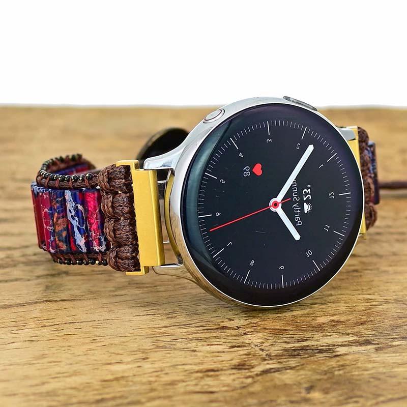 22 мм 20 мм плетеный нейлоновый ремешок для Samsung Galaxy Watch 7 6 5 4 Huawei Watch GT5-4-3-2 Pro Бохо-браслет Amazfit GTR/GTS Ремешок