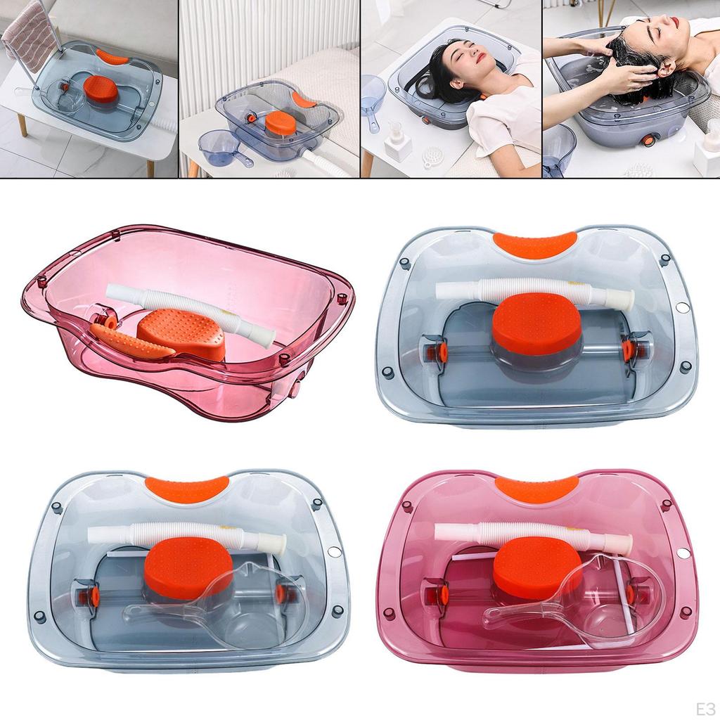 Hair Washing Basin Shampoo Bowl Daily Living Aids Sink Attachment Tray for At Home