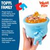 West Paw Zogoflex Tapple Stopper - Аксессуар Tapple, Безопасен для морозильной камеры, Безопасен для посудомоечной машины [Мандариновый] (оранжевый)]