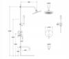 VEO graphite bathtub and shower set, Besco