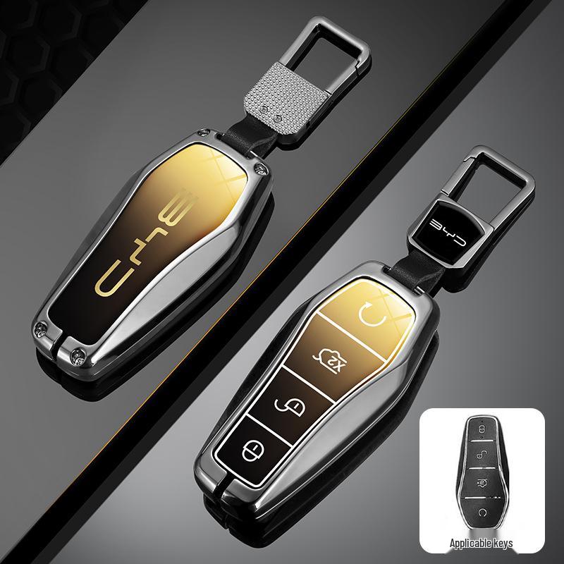 BYD Dolphin 22-24 Key Case: Compatible with Han, Song Plus, Tang DMI, Qin Pro, Yuan E2