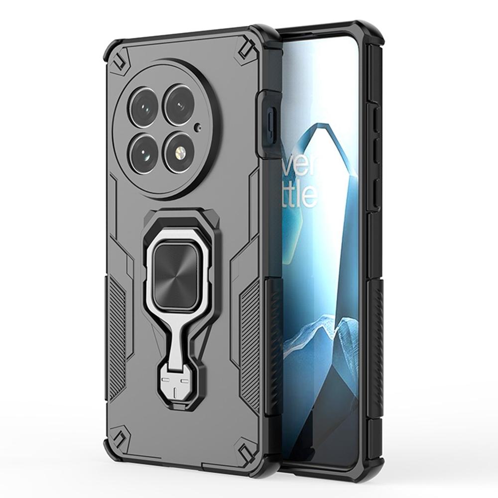 For OnePlus 13 Case Rotatable Ring Kickstand PC+TPU Shockproof Phone Cover