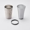 Doshisha Hyogoku For Cold Vacuum Double Single Layer Tumbler, Storage, Structure, Aluminum, 350ml, Gold, ON℃ZONE