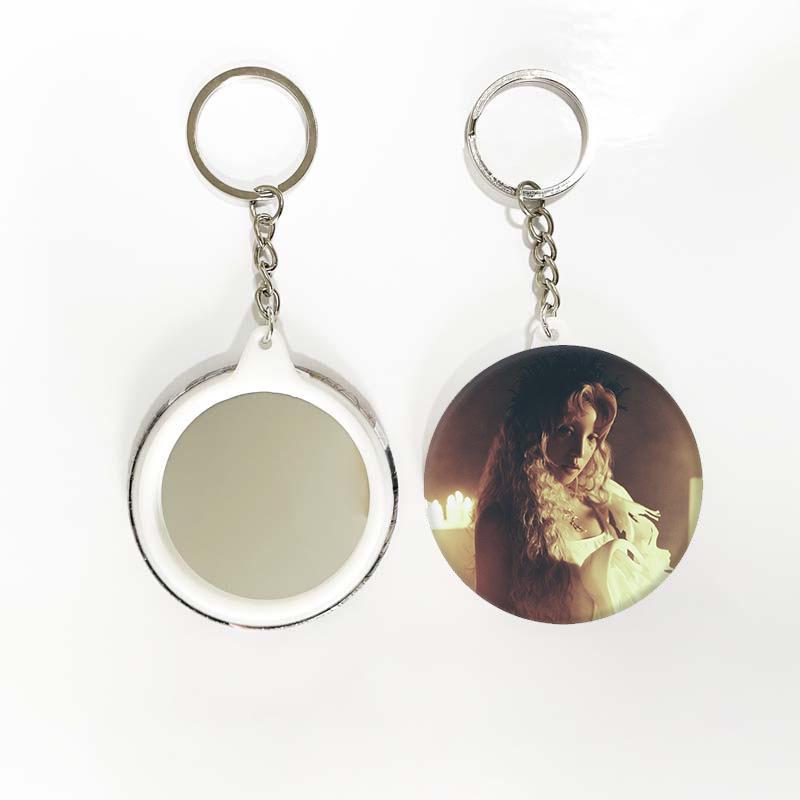 (G)I-DLE "We Are" Album Badge Mirror Keychain Brooch - Song Yuqi Merchandise
