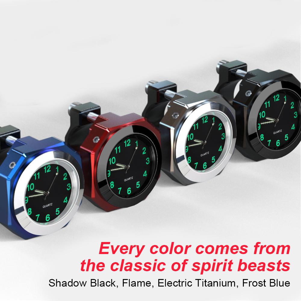 Универсальные 22-28 мм водонепроницаемые часы с креплением на руль мотоциклетные часы с гаечным ключом мотоциклетные часы пылезащитные кварцевые часы