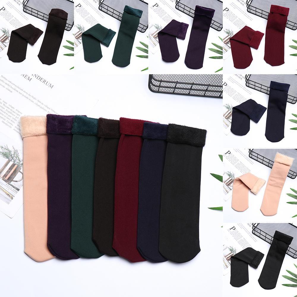 Autumn Winte Thickening Snow Boots Home Floor Socks Velvet Snow Socks Sleeping Warm Hosiery