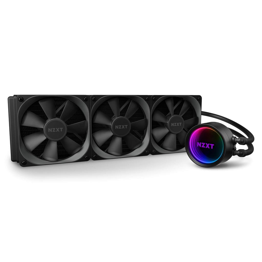 NZXT KRAKEN X73 Simple Water Cooling CPU Cooler with LCD Monitor RGB Compatible 360mm FN1442 RL-KRX73-01