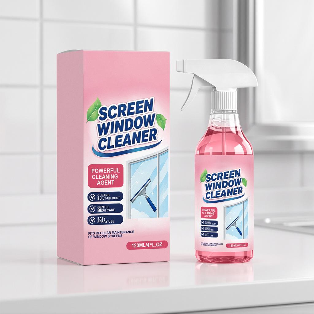 Window Screen Cleaner 100 for Window Screens and Frames