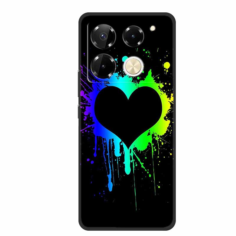 Чехол для Infinix Note 40 Pro 5G, мягкий силиконовый чехол из ТПУ, чехлы для телефона для Infinix Note 40 40pro 4G, Цветочки, Милый Coque Fundas
