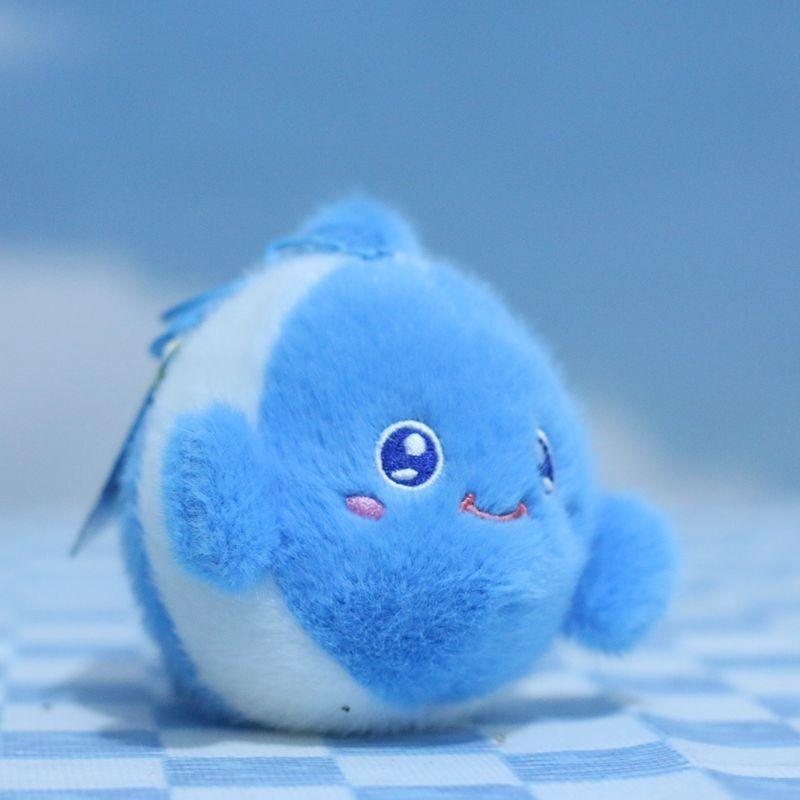 Cute Plush Ocean Animal Keychain With Colorful Shark Crab And Octopus For Kids