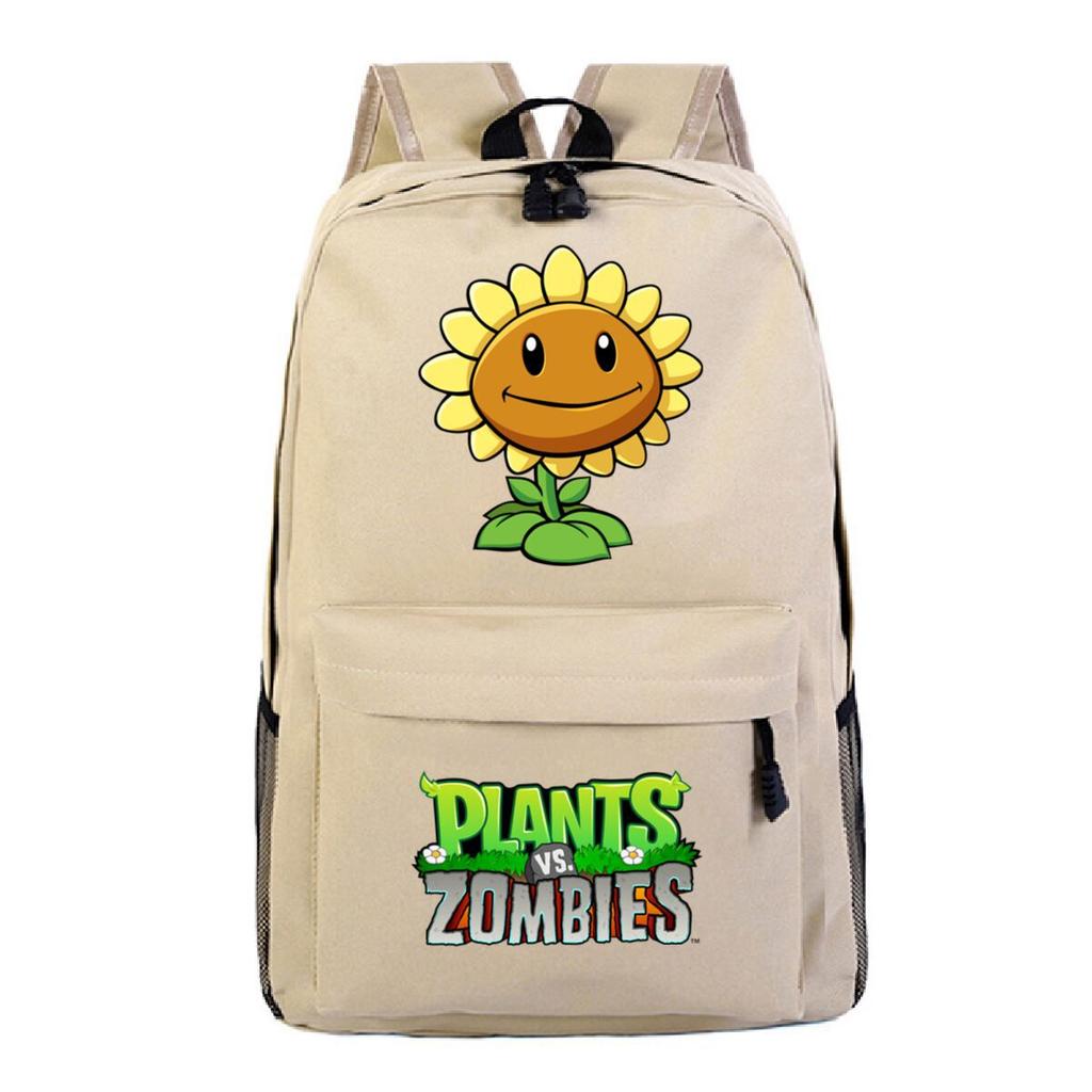 Game Merchandise Plants Vs. Zombies School Bag Casual Simple Backpack