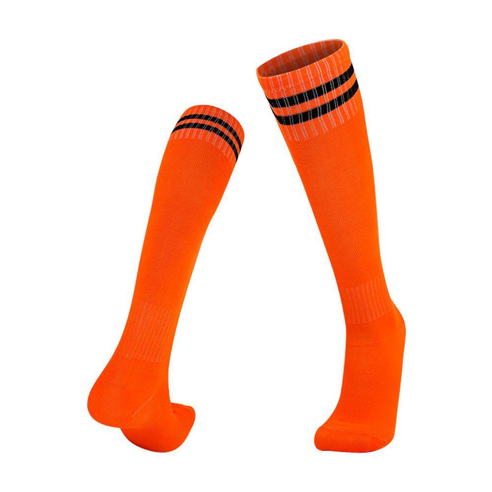 Striped Long Tube Cotton Spandex Soccer Over Knee Socks Sports Socks Football Long Socks Kids Sock