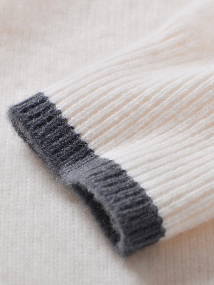 Женский кашемировый свитер Qinghe кашемир 30% кашемир 70% шерсть осенне-зимний кашемировый пуловер мягкий и теплый