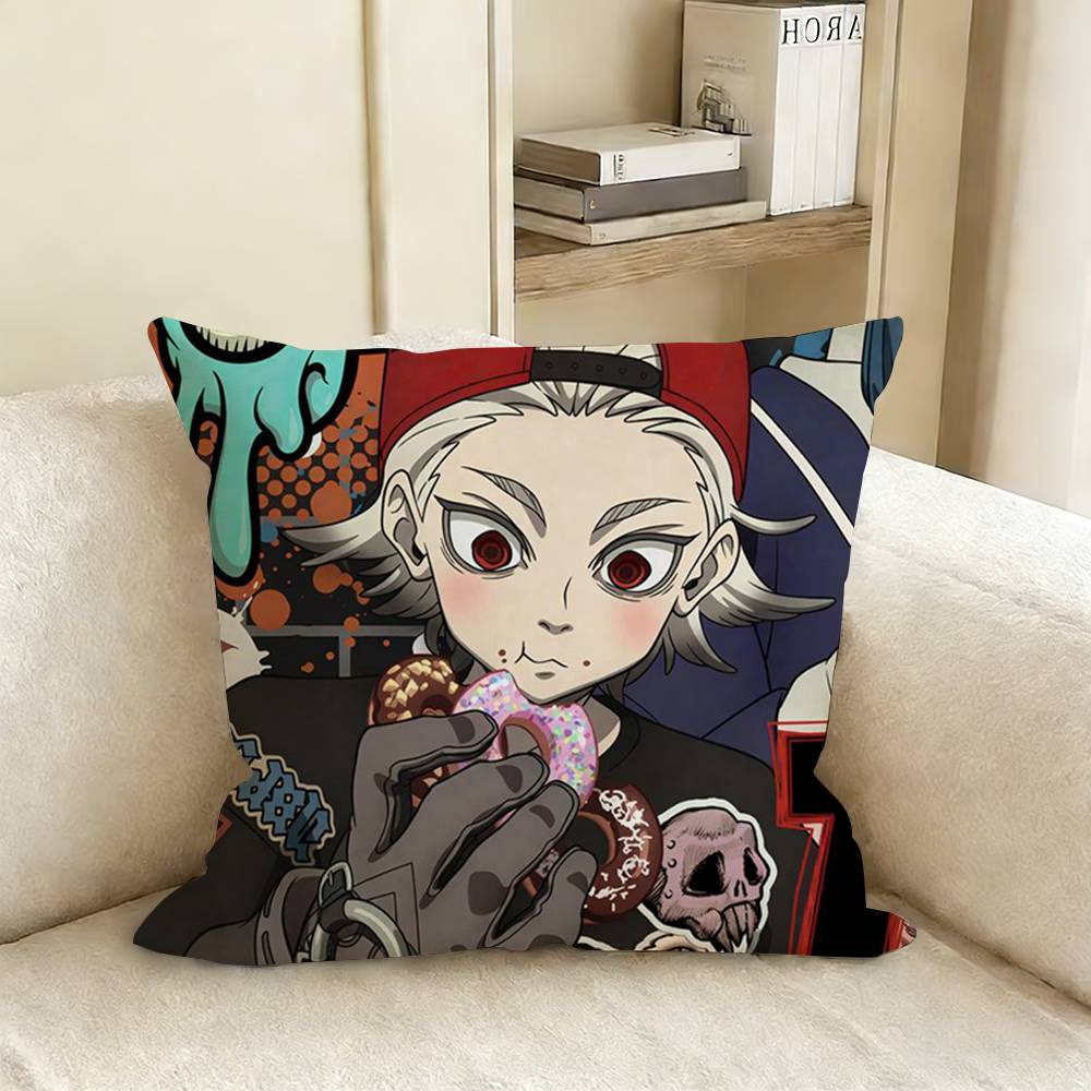 Anime G-Gachiakuta Rudo Pillow Case Living Room Sofa Cushion Cover Suitable For Home Bedroom Room Decoration