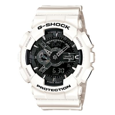 Часы Casio Серия Черный x Белый G-SHOCK GA-110GW-7ADR Белый/Черный (Зарубежная модель)