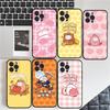 Кавайная Милая Кролик M-MolangS Аниме Чехол для Телефона Для IPhone 14 Plus 13 Mini 11 16 15 17 Pro Max Защита Ударопрочный