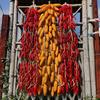 Овощные шашлычки с кукурузой и чили-чесноком Подвеска в деревенском стиле