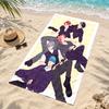 Kpop Demon Hunters Microfiber Beach Towel Quick Dry Sand Free Lightweight Beach Towels for Travel Swimming Camping