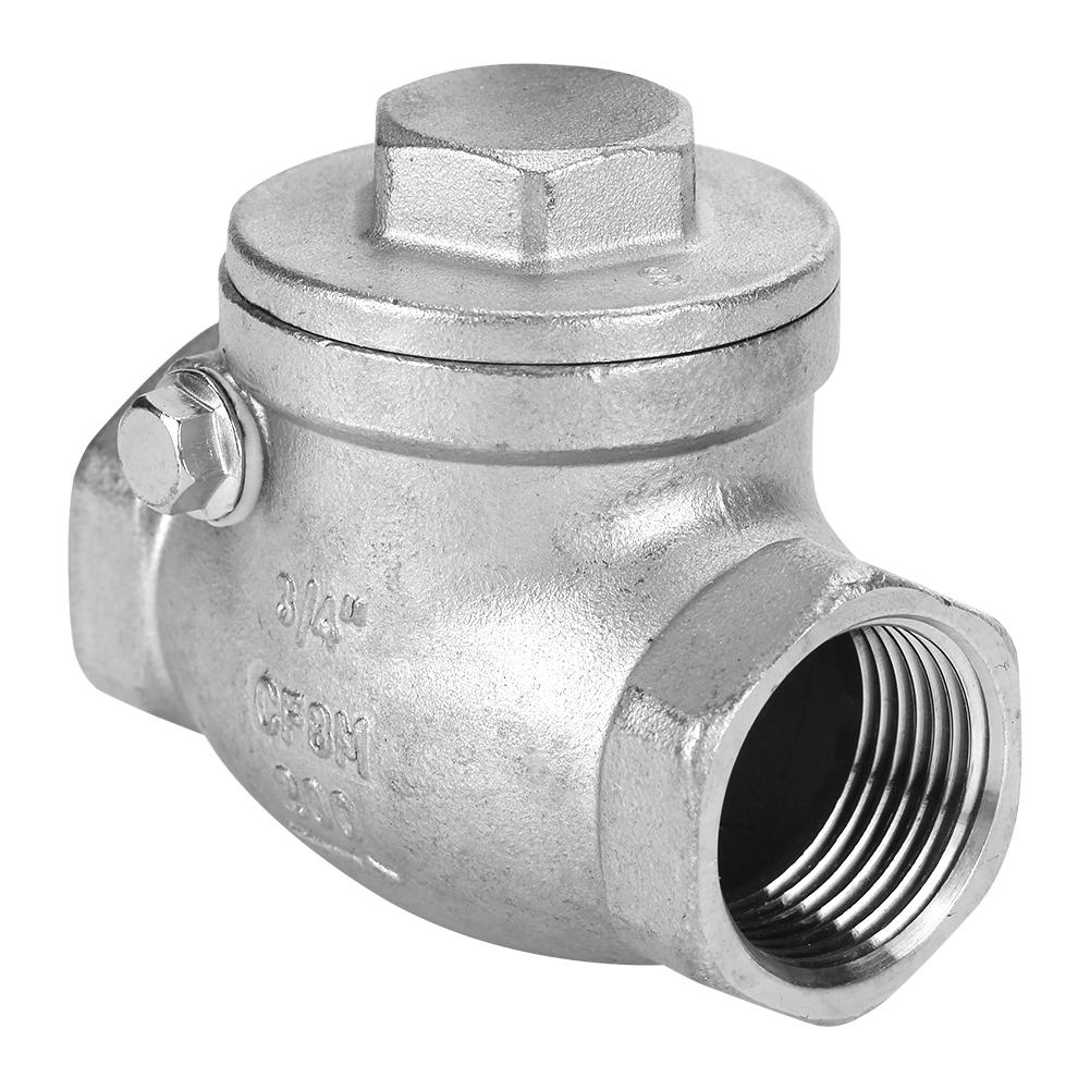 3 or 4 inch stainless steel check valve, DN20 check valve for water, steam, oils, nitric acid, urea with thread for most piping systems