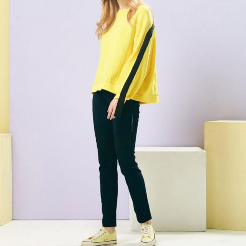 Bang Bang Women S Side elaStic Stretch pantS 1 Of 3 StyleS