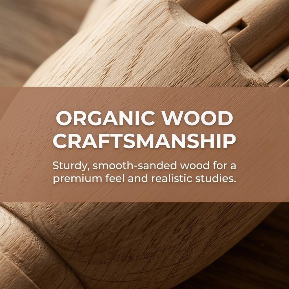Wooden material Articulated Sketch Hand Mannequin Sketch learning practice