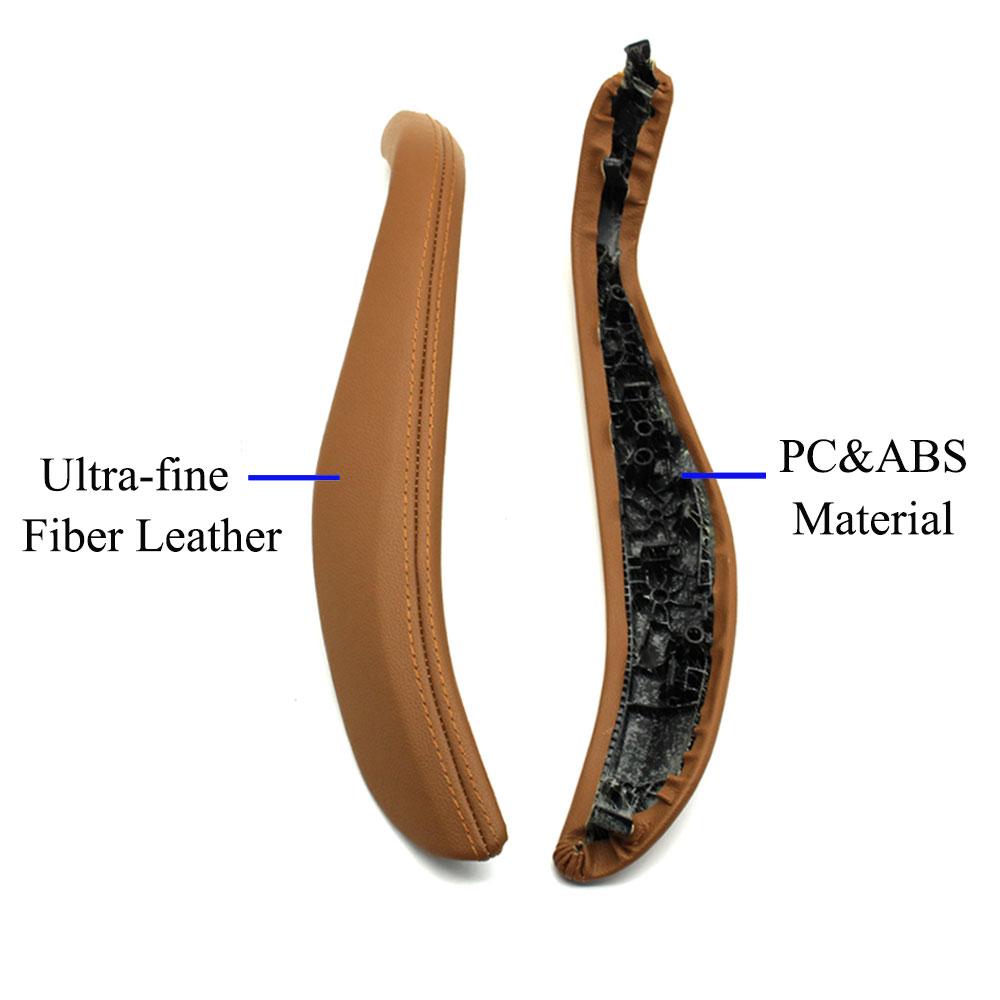 Для BMW 5 серии G30 G31 F90 левая и правая ручка кожаная внешняя крышка межкомнатная дверь передняя задняя ручка 2018 2022