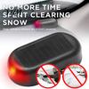 Electromagnetic Molecular Interference Snow Remover Portable Solar Car Windshield De-Icer with USB Output, Anti-Freeze Automotive Emergency
