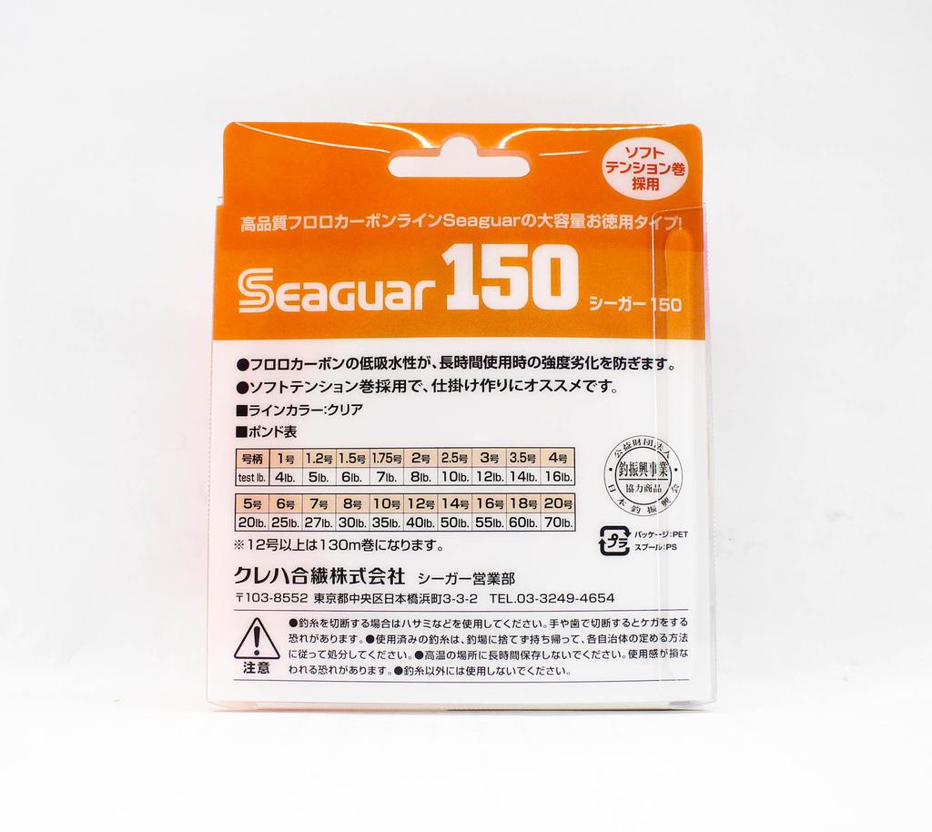 Seaguar Флюорокарбоновая леска 150, длина 150 м, размер 6, 24 фунта (0850)
