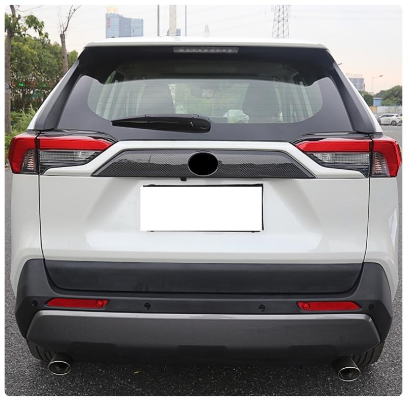 Для Toyota RAV4 RAV 4 XA50 - ABS Накладка-Защита от царапин на крышку багажника, Задняя дверь, Декоративная яркая полоса на номер