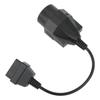 Кабель-адаптер OBD II 20-контактный к разъему OBD2, круглый кабель для диагностического сканера