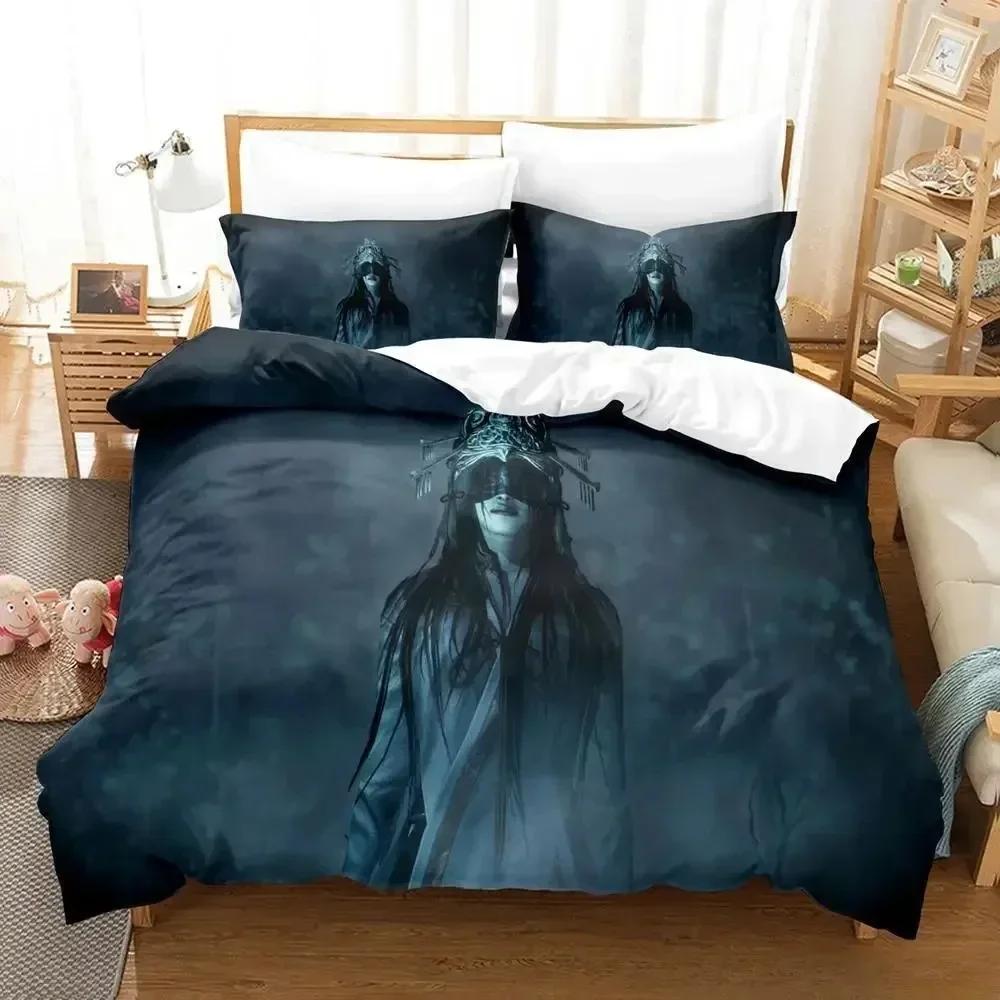 FATAL FRAME Комплект постельного белья Single Twin Full Queen King Size Комплект постельного белья для взрослых и детей, комплект простыней с игровым аниме