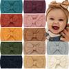 5 шт. Детская нейлоновая повязка на голову, банты для волос, эластичный завязанный головной убор для маленьких девочек, новорожденных мальчиков, девочек, аксессуары для волос
