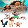 10pcs Figurine Moana Anime Statuary Cake Ornament Christmas Gifts Garnish Toys
