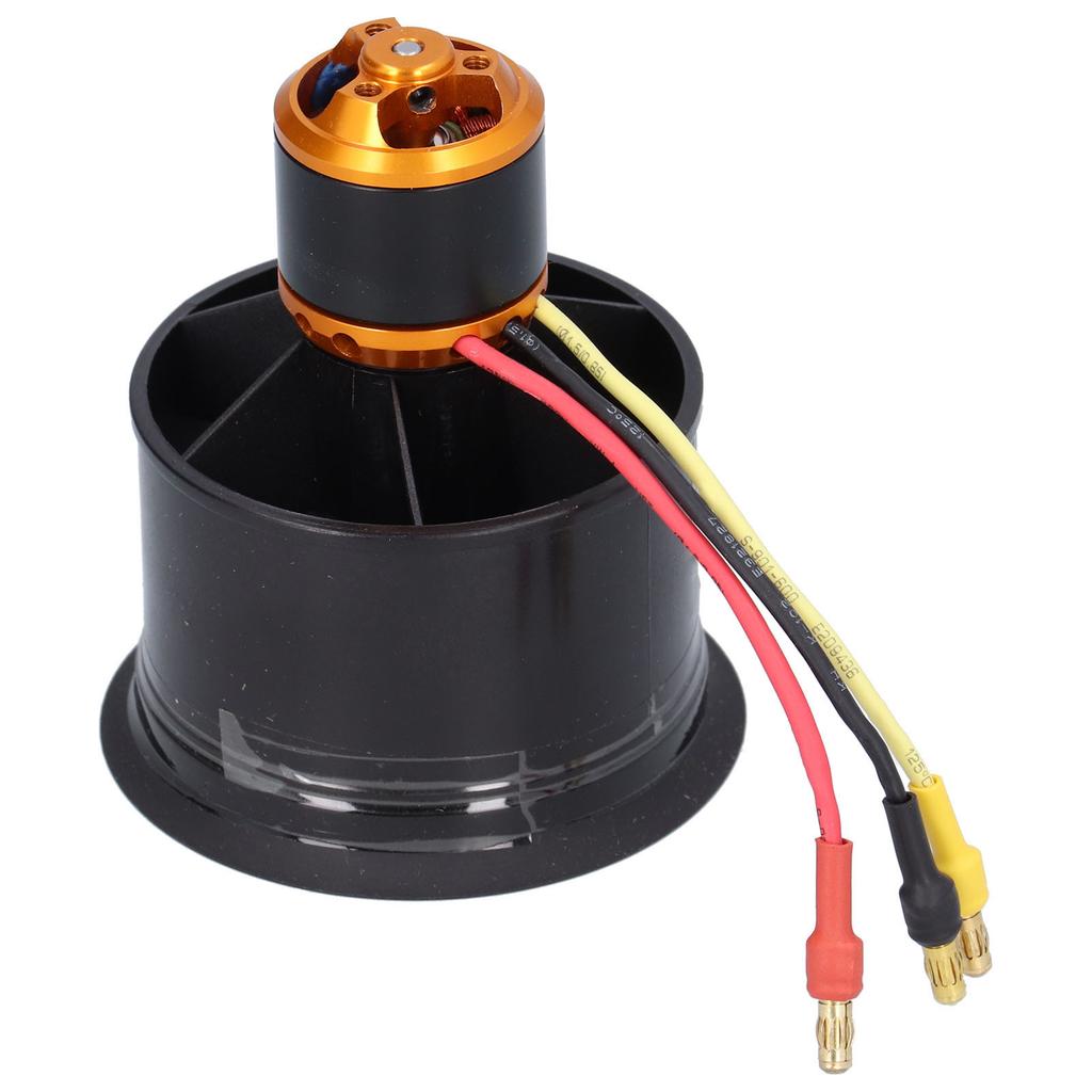 RC 50mm Electric Ducted Fan 12 Blades Ducted Fan with Brushless Motor for RC PlanesClockwise 4600KV