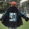 Anime My Hero Academia Shigaraki Tomura Graphic Printed Hooded Men Women Loose Zipper Hoodies Harajuku Sweatshirt Zip Up Jacket
