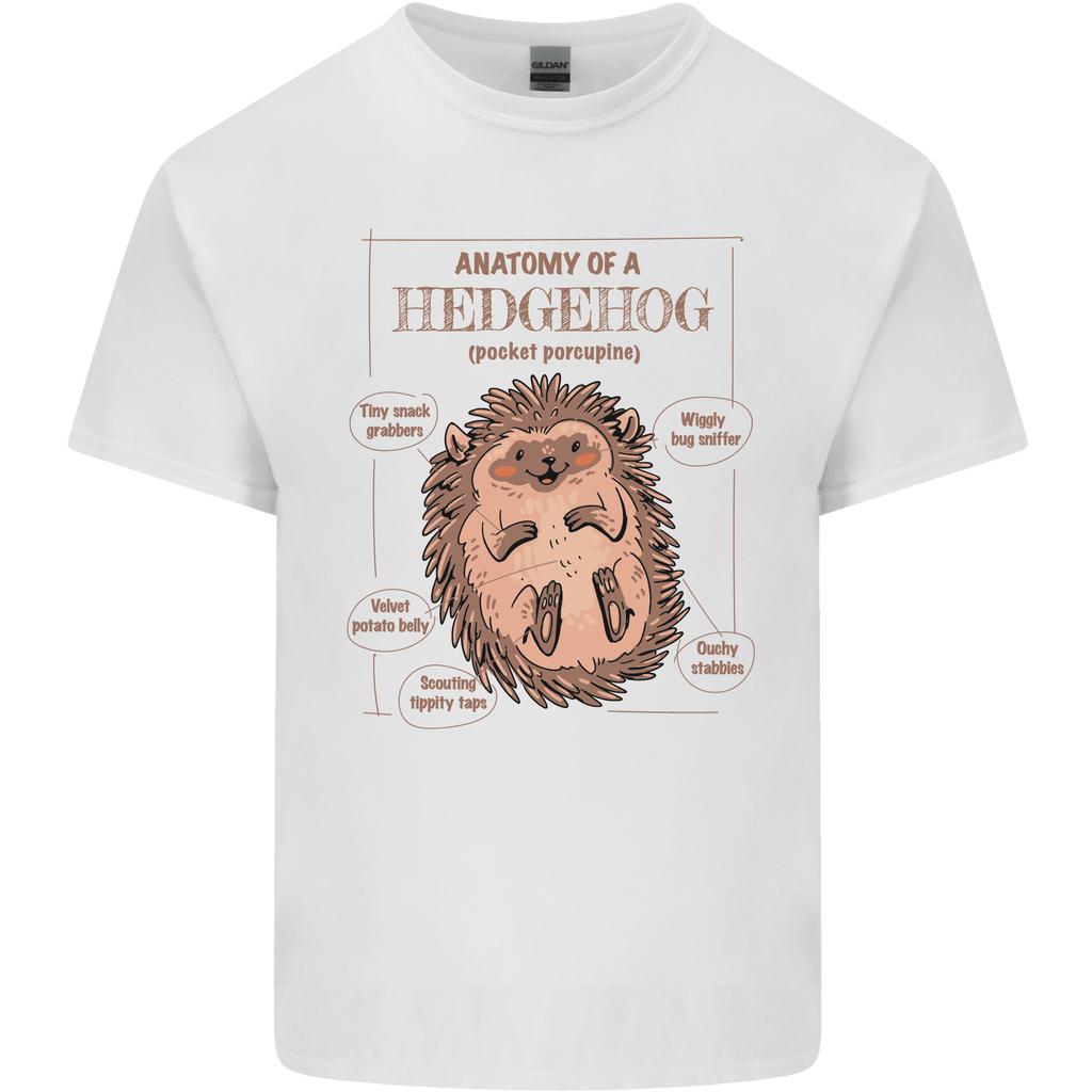 Anatomy of a Hedgehog Funny Unisexs Light Cotton TShirt