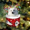Acrylic Dog Christmas Tree Pendant Good-Looking Handmade Dog Christmas Ornament Hanging Cartoon Christmas Decoration Office