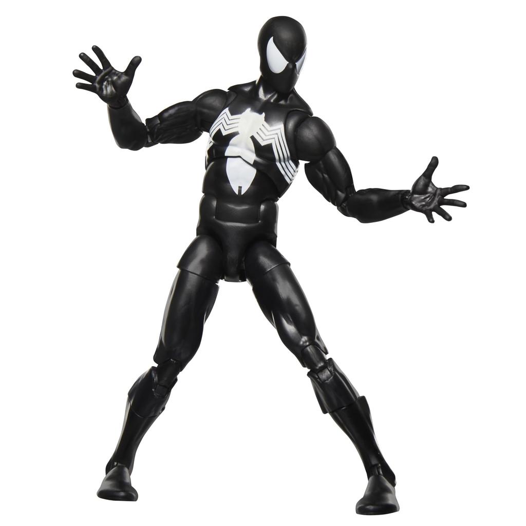 Hasbro Marvel Legends Series Spider-Man, Retro Marvel Comics Secret Wars Collectible 6-Inch Action Figure with Shield (G0779) Authentic