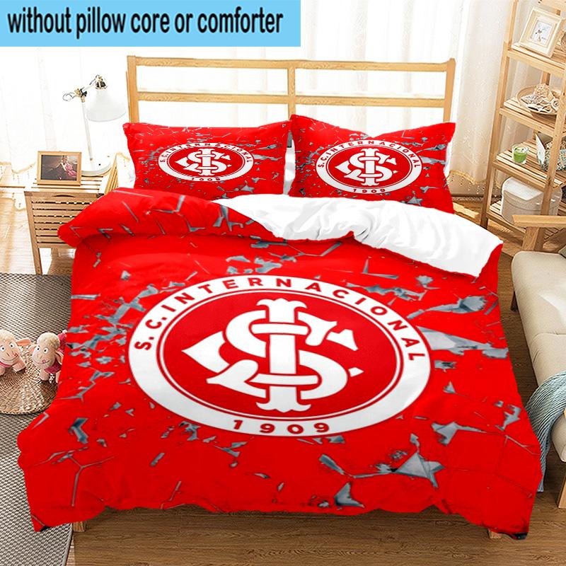 3pcs SC Internacional1 Printed Bedding Set Duvet Cover Closure Includes 1 Duvet Cover & 2 Pillowcases Bedding Sets Home Decor Gifts