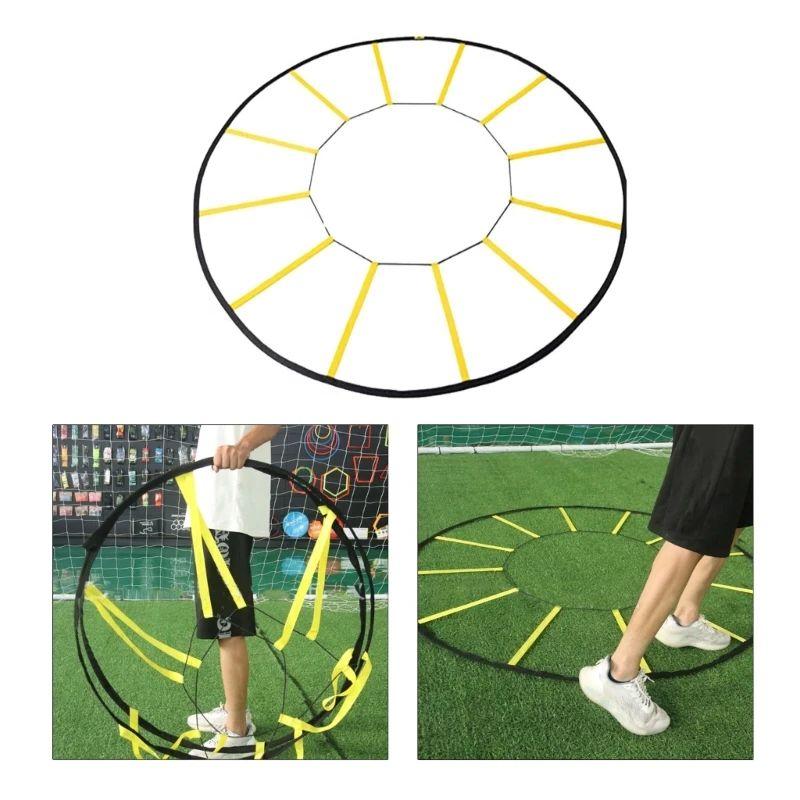 Circular Agile Training Props for High - Intensity Reactive Foot Training and Skill Football Basketball Multifunctional Ladder