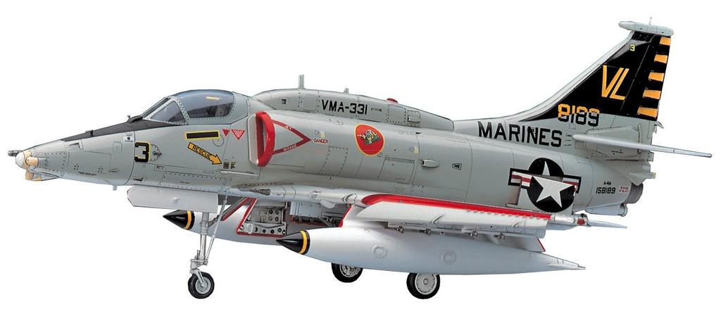 Hasegawa Пластиковая модель самолета Корпуса морской пехоты США Skyhawk PT33 1/48 A-4M