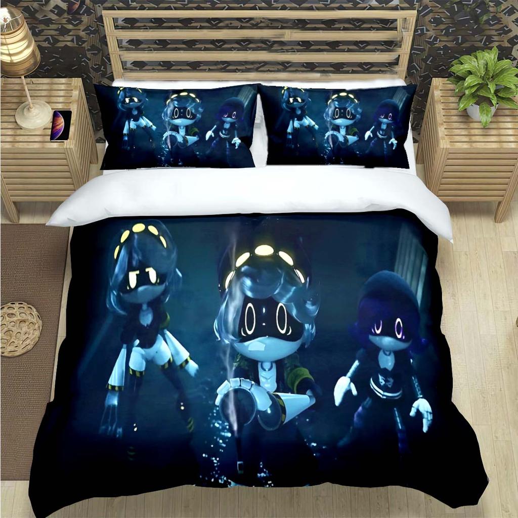 Fashion Hot Cartoon Murder Drone  Print Bedding Set Duvet Cover Comforter Bed  Youth Kids Girl Boys Luxury  Birthday Gift