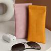 Storing 4 Colors Practical Large Capacity Fashion Soft Glasses Bag Eyewear Storage Bag