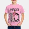 Summer New Football Star No.10 Printed Children's Clothing Men's Clothing Messi Children's Boys and Girls Children's T-shirt